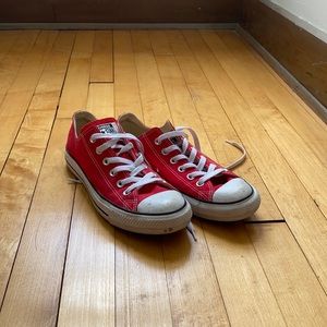 Red Low-top Converse